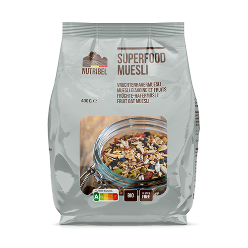 Nutribel Muesli d'avoine superfoods bio & sans gluten 400g