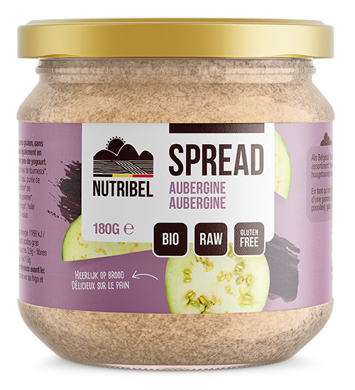 Nutribel Aubergine spread bio 190ml