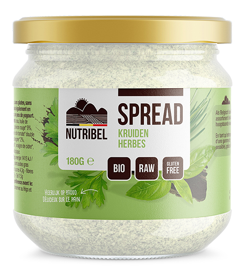 Nutribel Kruiden spread bio & glutenvrij 190ml