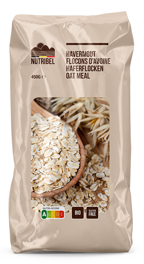 Nutribel Havermout bio & glutenvrij 450g