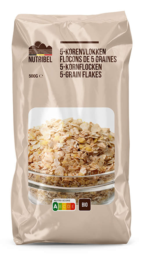 Nutribel 5-Korenvlokken bio 500g