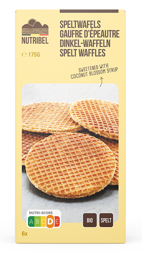 Nutribel Spelt wafels bio 175g