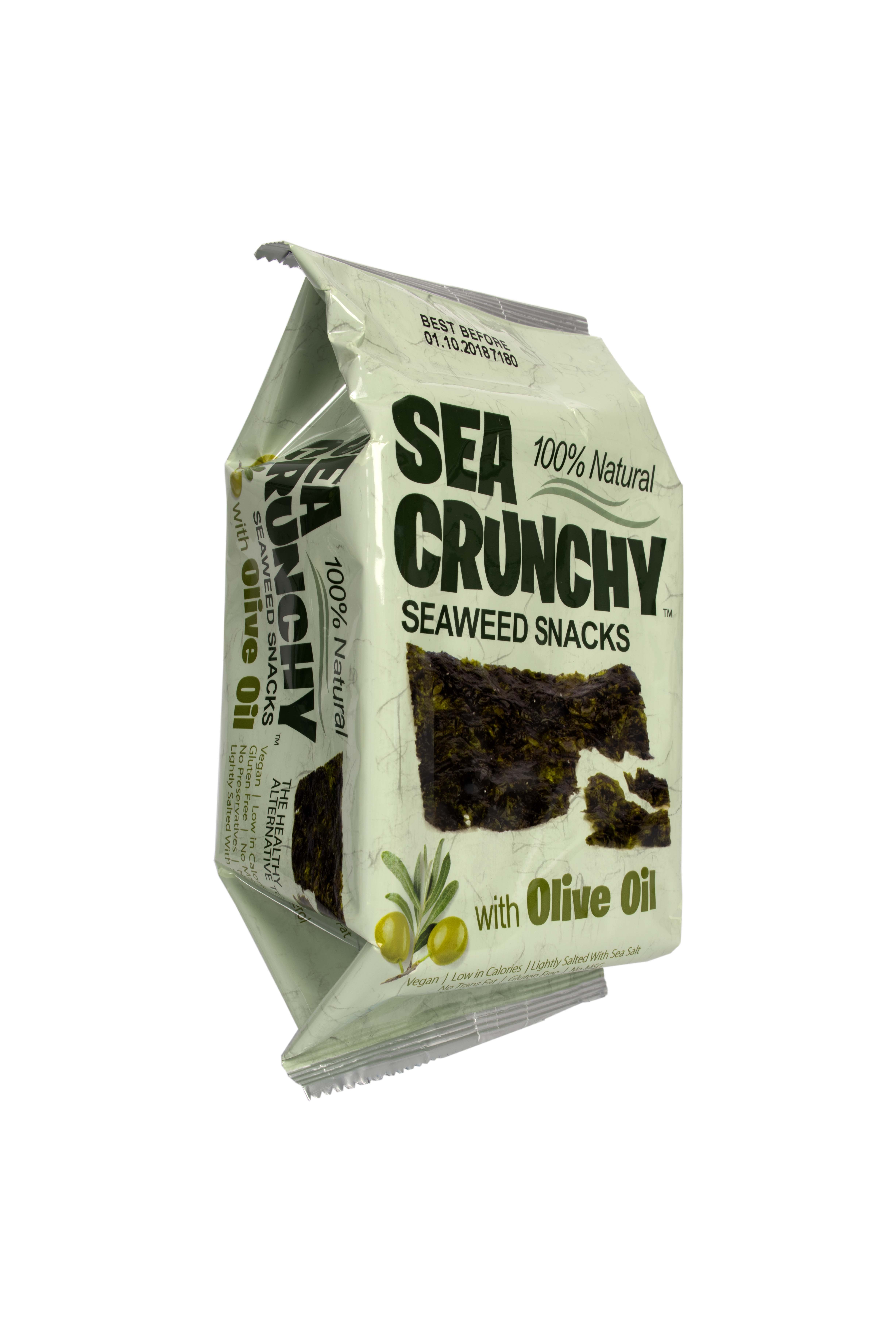 Sea Crunchy Snack aux algues huile d'olive 10g