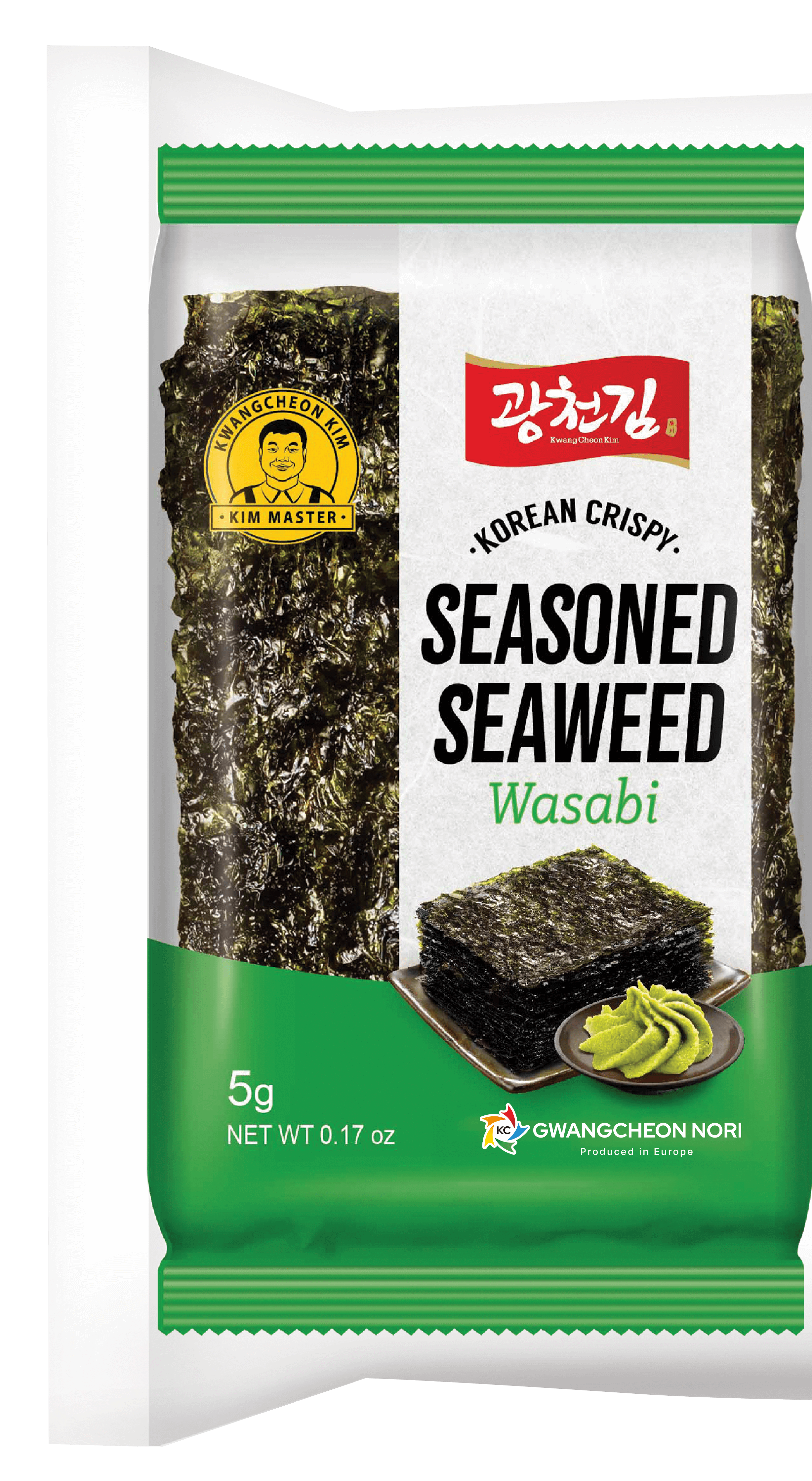 Korean Crispy Zeewiersnacks wasabi 5g