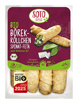 Soto Börek met spinazie en feta bio 190g