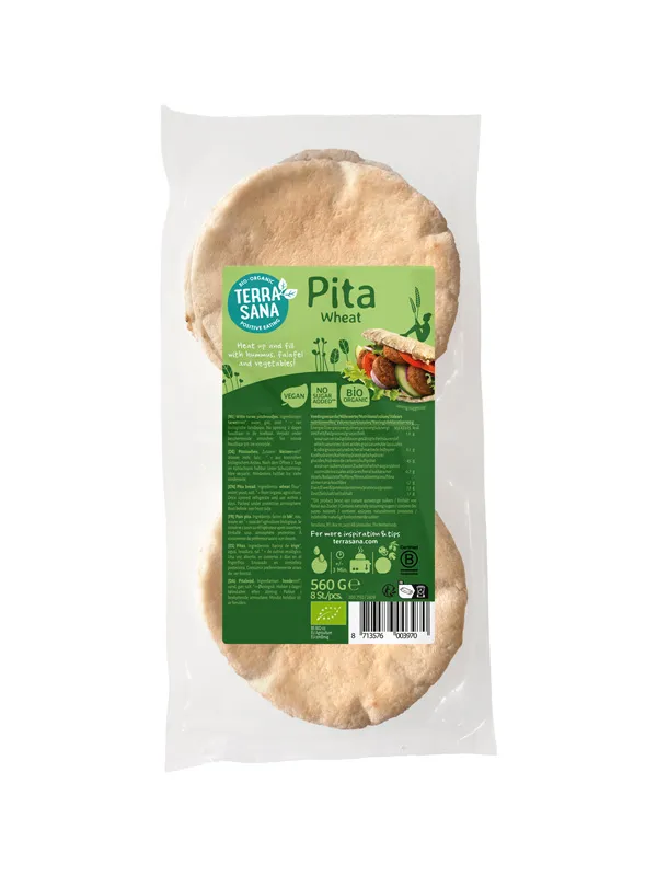 Terrasana Pain pita blé bio 560g