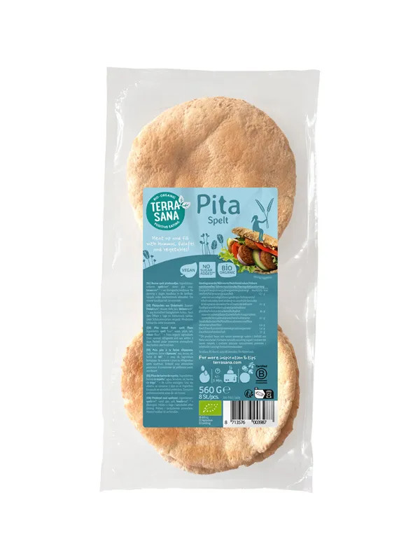 Terrasana Pain pita d'épeautre bio 560g