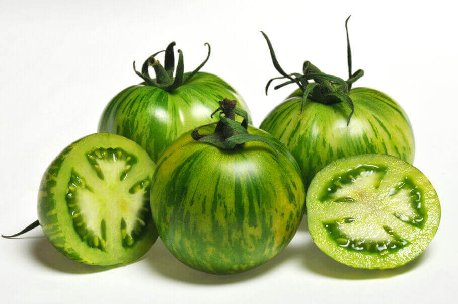 Tomate Ancienne Green Zebra BE 4KG CAT1 BIO