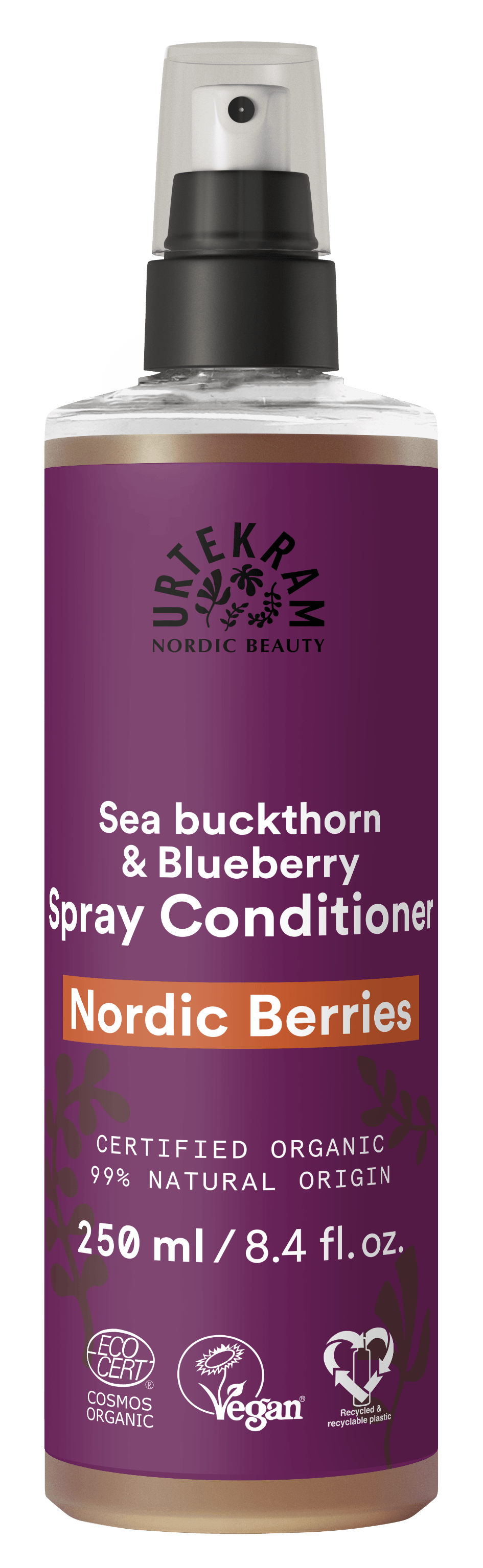 Urtekram Après shampooing spray nordic berry 250ml