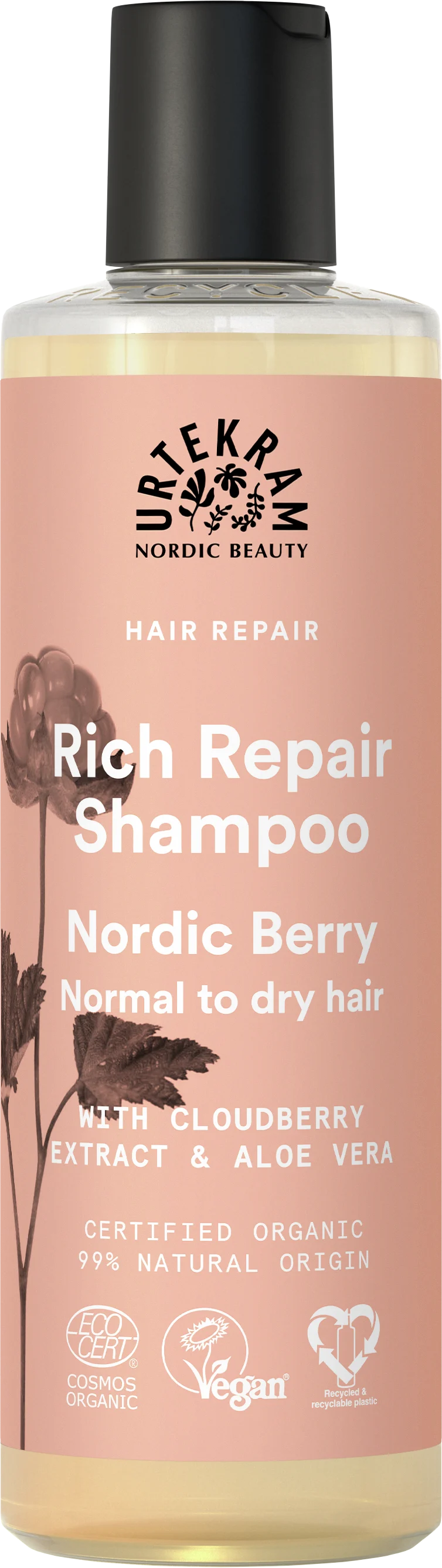 Urtekram Shampooing réparateur intense nordic berry 250ml