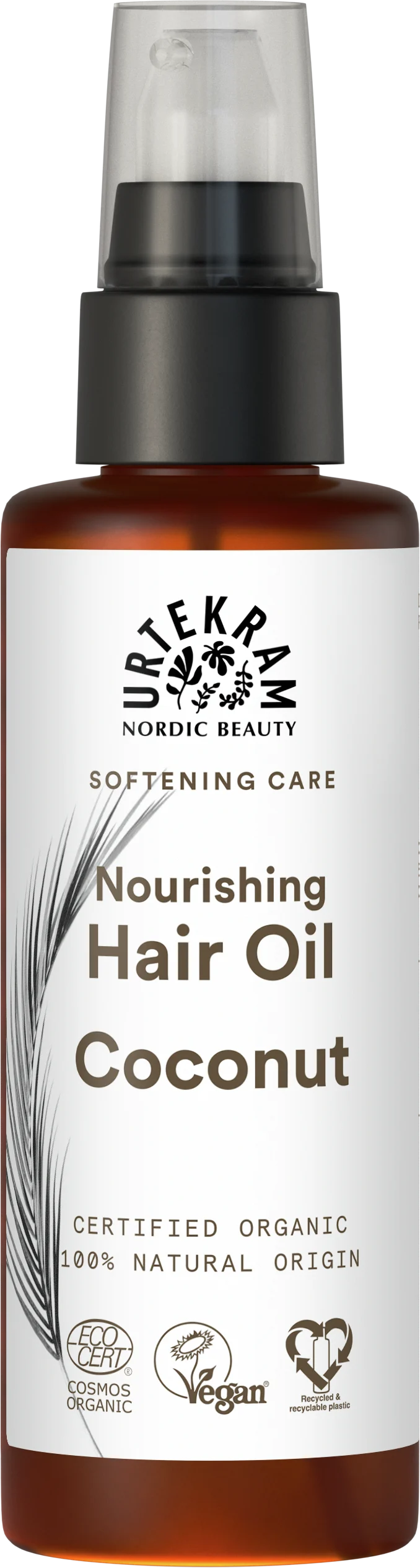 Urtekram Huile capillaire noirrissante noix coco 100ml