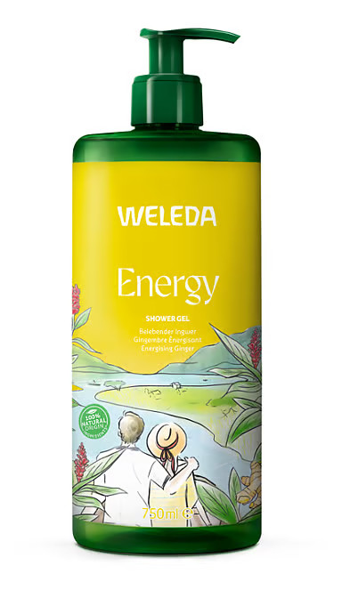 Weleda Energy douchegel gember 750ml
