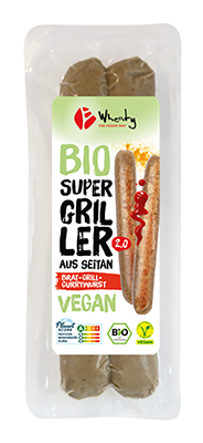 Wheaty Super grillworst vegan bio 180g