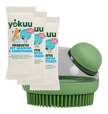 Yokuu Shampoo & Conditioner Huisdieren Startkit (1 sachet + 1 scrub)