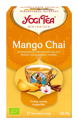 Yogi thee Mango chai bio 17 builtjes