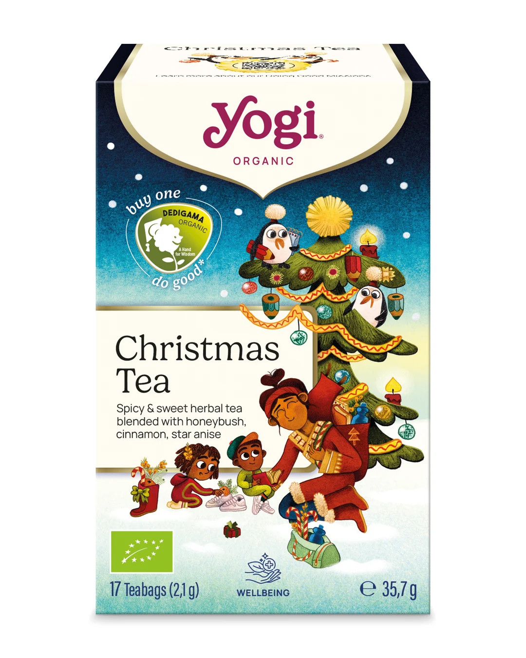 Yogi thee Christmas tea 2026 bio 17 builtjes